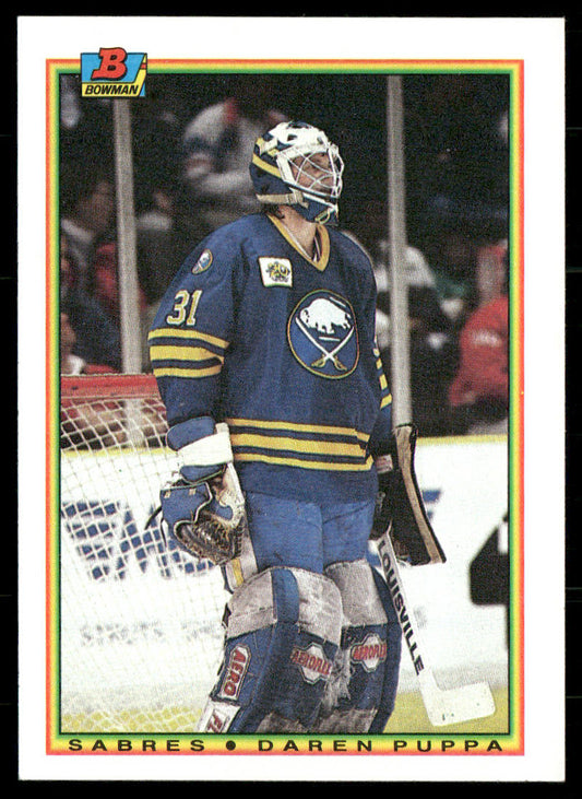 Daren Puppa 1990-91 Bowman #242 Buffalo Sabres