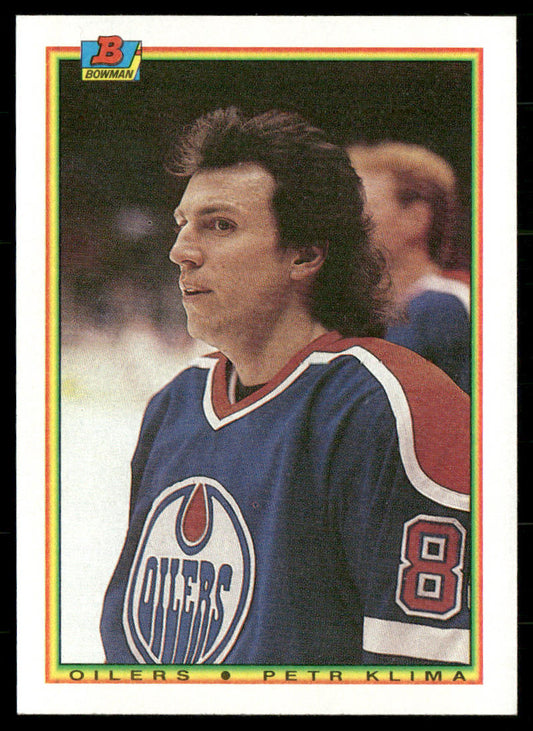 Petr Klima 1990-91 Bowman #197 Edmonton Oilers