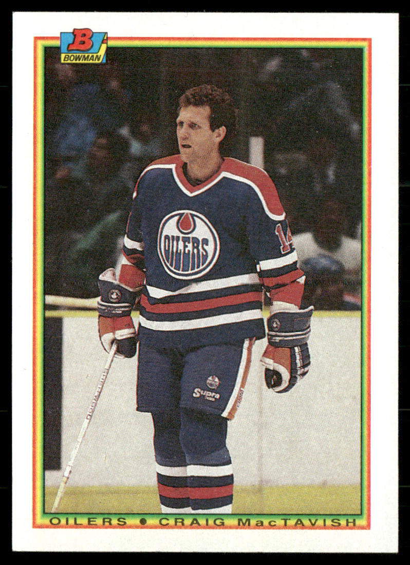 Craig MacTavish 1990-91 Bowman #193 Edmonton Oilers