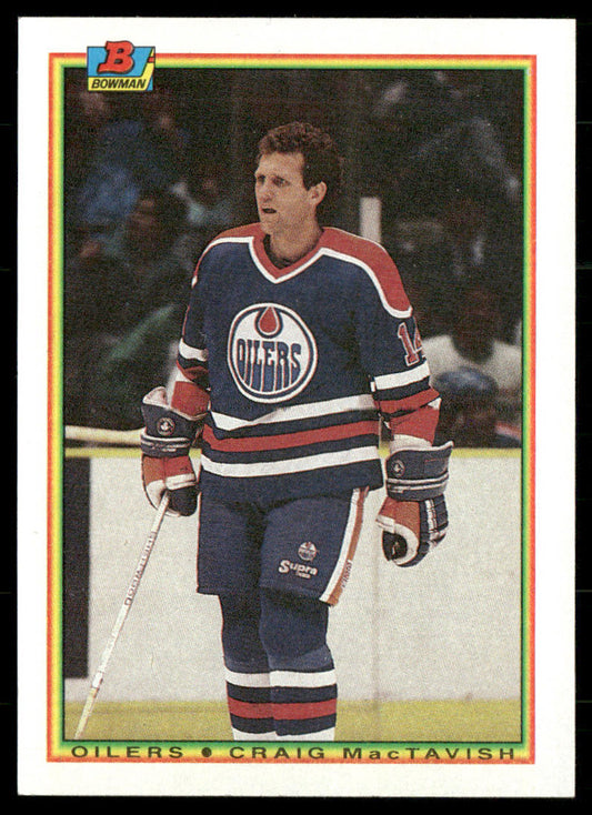Craig MacTavish 1990-91 Bowman #193 Edmonton Oilers