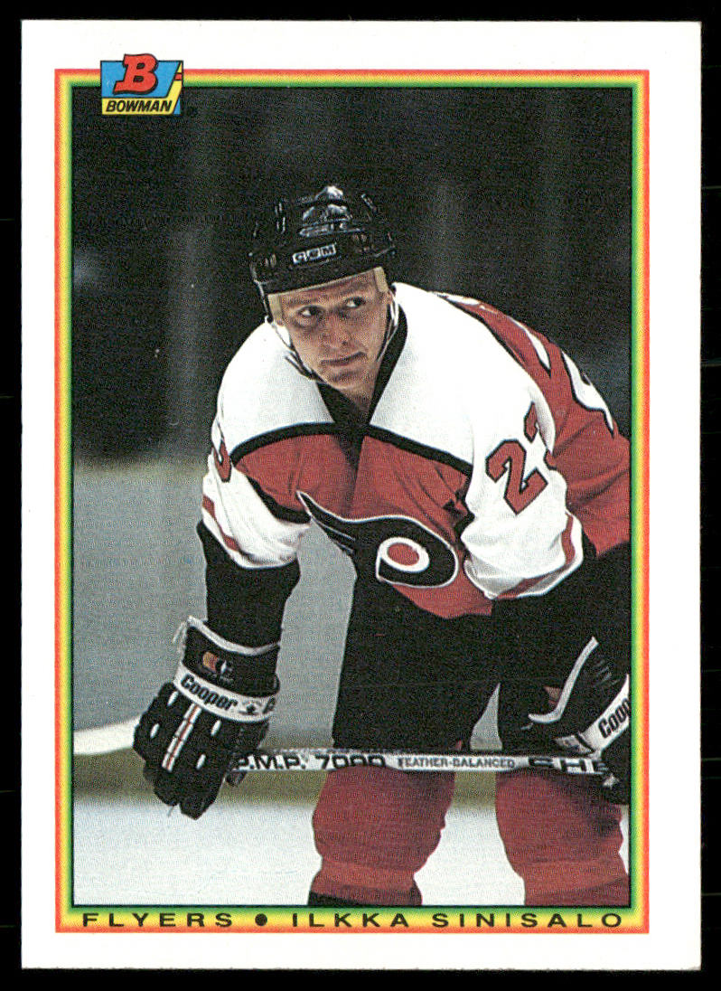 Ilkka Sinisalo 1990-91 Bowman #112 Philadelphia Flyers