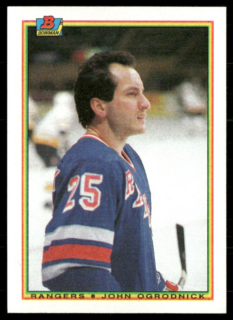 John Ogrodnick 1990-91 Bowman #223 New York Rangers