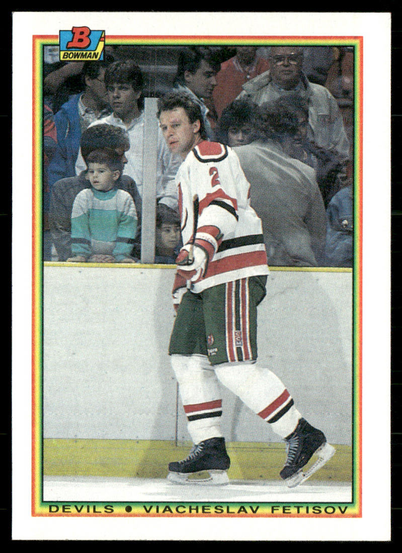 Viacheslav Fetisov 1990-91 Bowman #80 RC New Jersey Devils