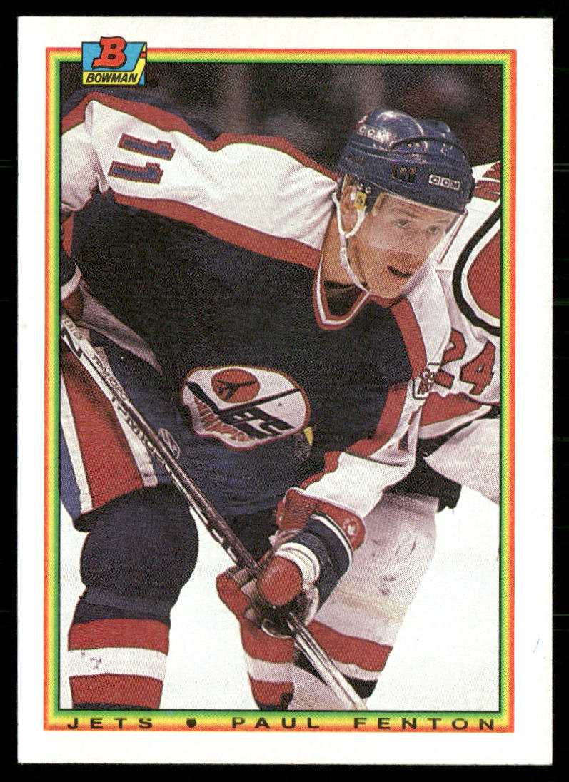 Paul Fenton 1990-91 Bowman #139 Winnipeg Jets