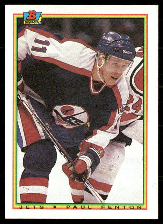 Paul Fenton 1990-91 Bowman #139 Winnipeg Jets