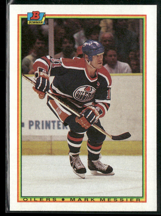 Mark Messier 1990-91 Bowman #199 Edmonton Oilers