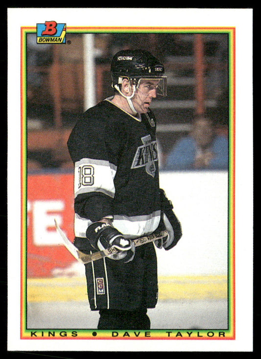 Dave Taylor 1990-91 Bowman #149 Los Angeles Kings