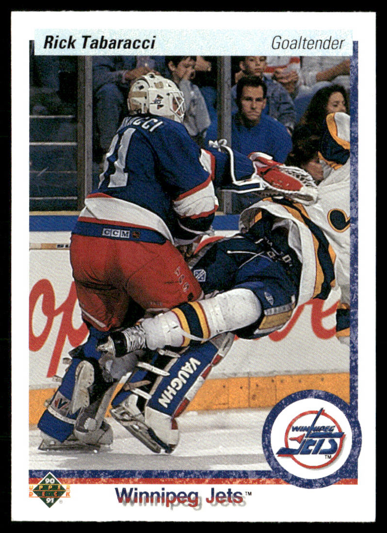 Rick Tabaracci 1990-91 Upper Deck #520 RC Winnipeg Jets