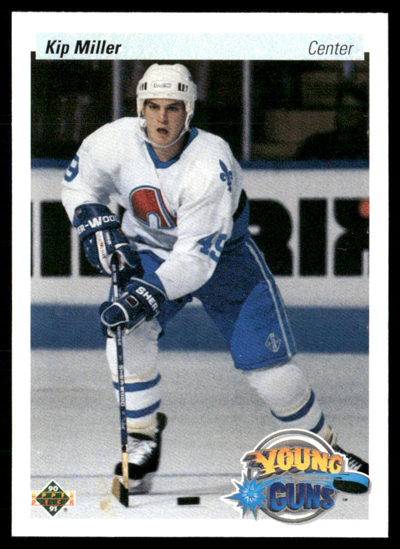 Kip Miller 1990-91 Upper Deck #522 RC Quebec Nordiques