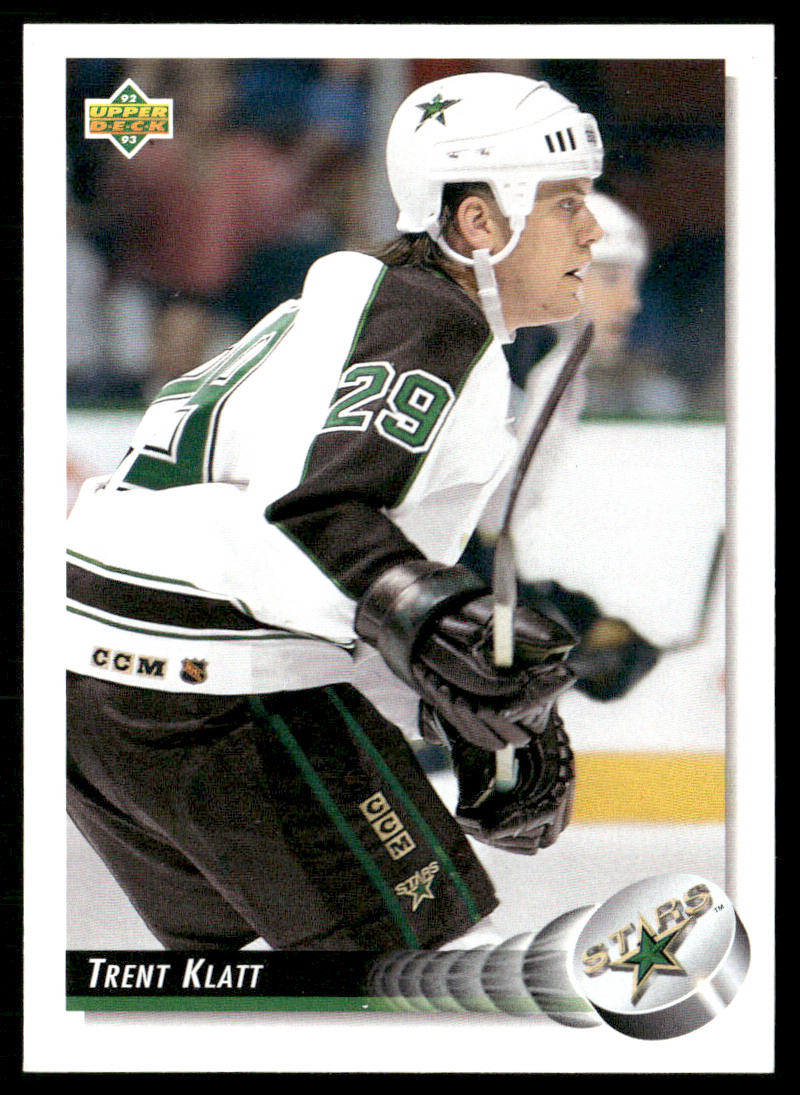 Trent Klatt 1992-93 Upper Deck #62 Minnesota North Stars