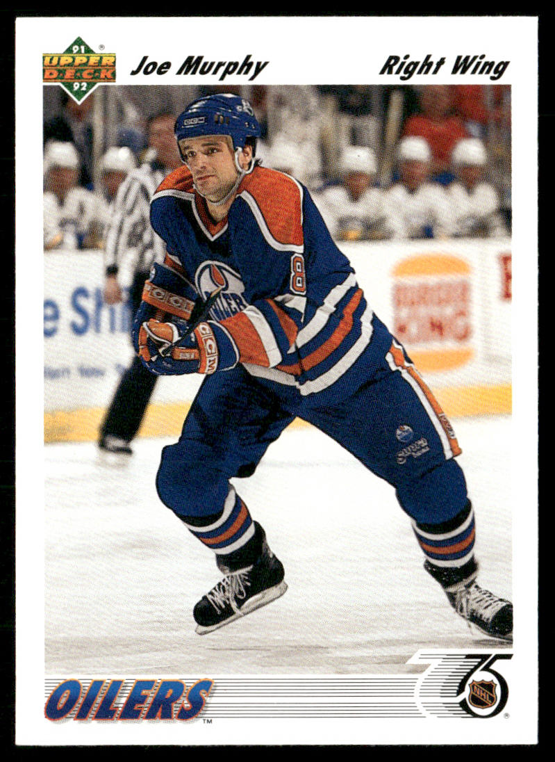 Joe Murphy 1991-92 Upper Deck #474b Edmonton Oilers