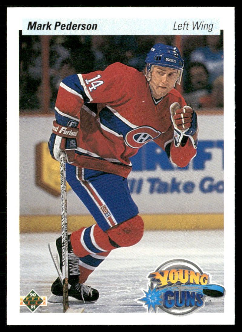 Mark Pederson 1990-91 Upper Deck #532b RC Montreal Canadiens