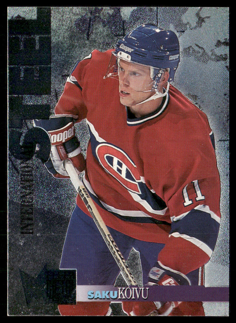 Saku Koivu 1995-96 Metal International Steel #10 Montreal Canadiens