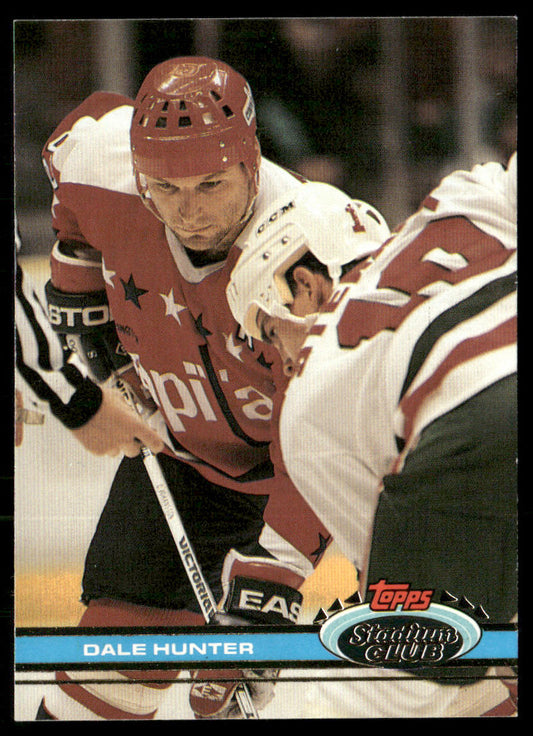 Dale Hunter 1991-92 Stadium Club #164 Washington Capitals