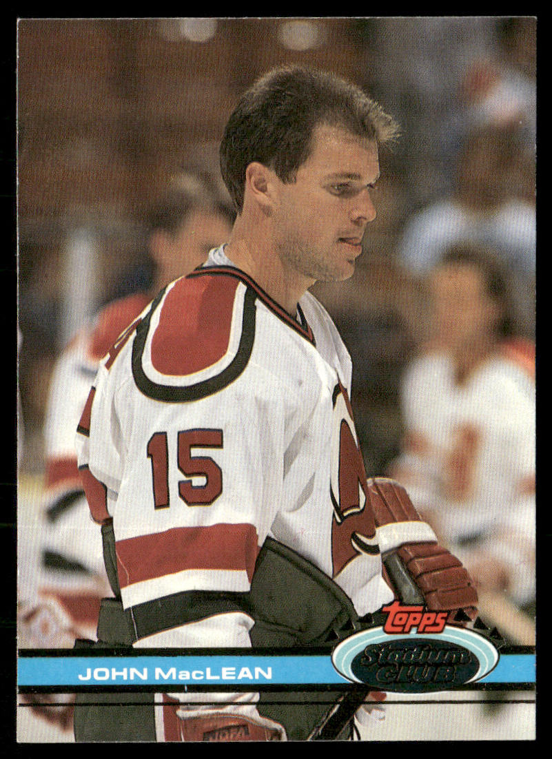 John MacLean 1991-92 Stadium Club #144 New Jersey Devils