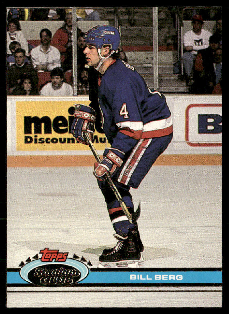 Bill Berg 1991-92 Stadium Club #385 RC New York Islanders