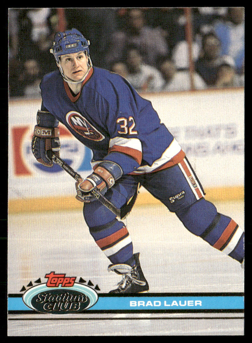 Brad Lauer 1991-92 Stadium Club #142 New York Islanders