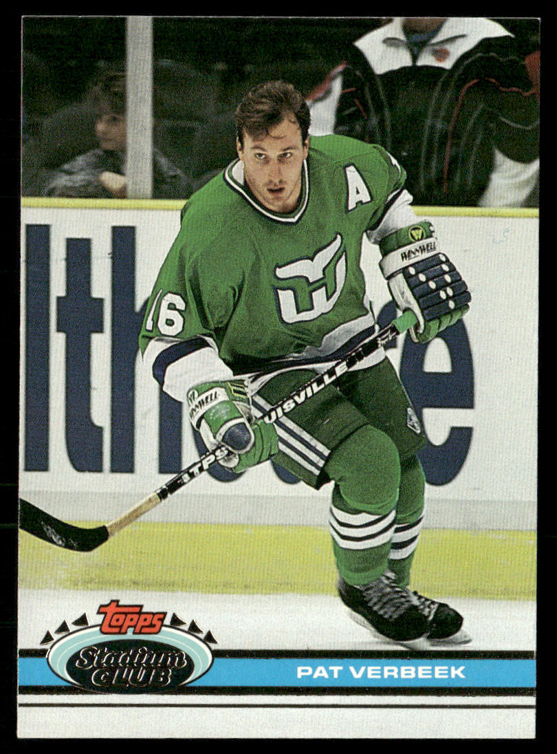 Pat Verbeek 1991-92 Stadium Club #102 Hartford Whalers