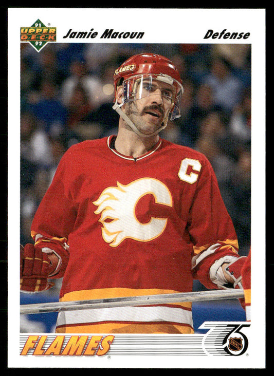 Jamie Macoun 1991-92 Upper Deck #412 Calgary Flames