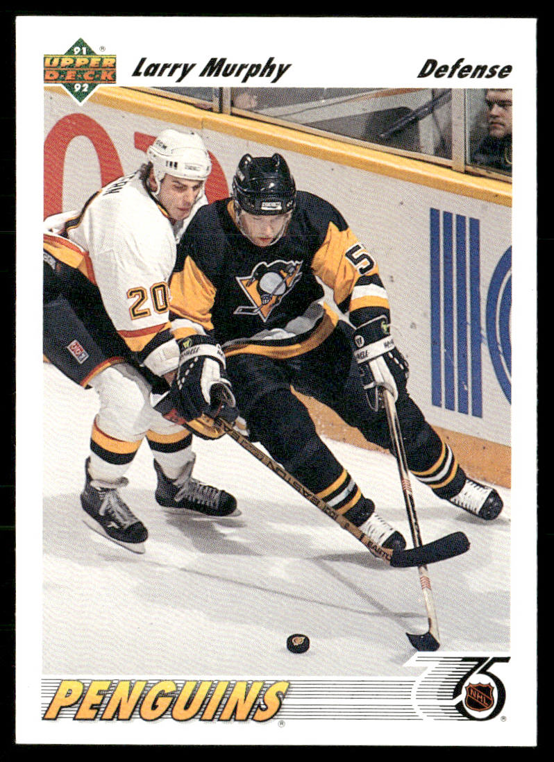 Larry Murphy 1991-92 Upper Deck #302b Pittsburgh Penguins