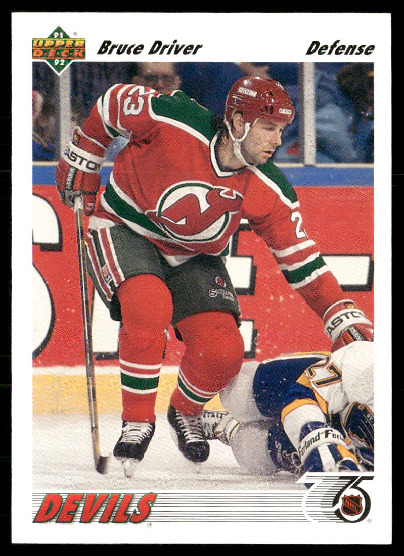 Bruce Driver 1991-92 Upper Deck #292 New Jersey Devils