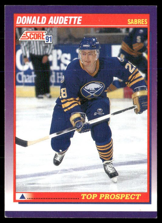 Donald Audette 1991-92 Score American #389 Buffalo Sabres