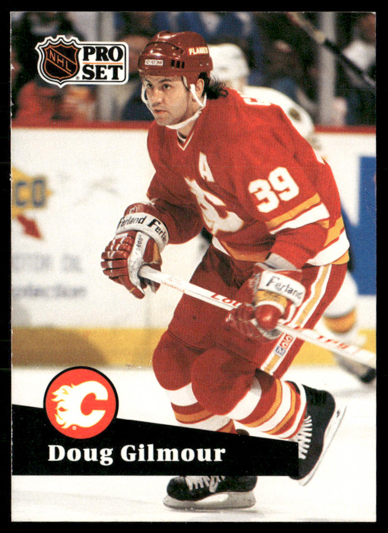 Doug Gilmour 1991-92 Pro Set #34 Calgary Flames