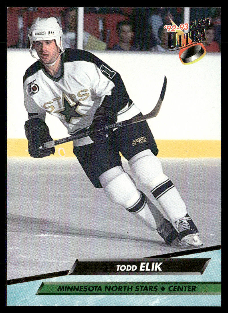 Todd Elik 1992-93 Ultra #93 Minnesota North Stars