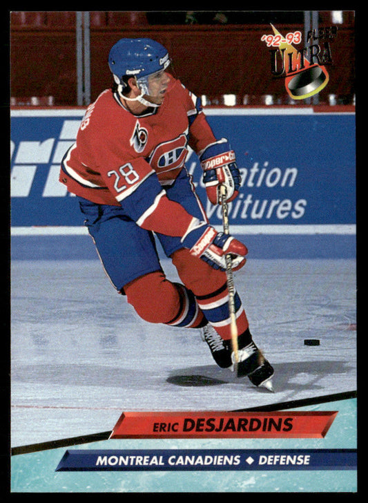 Eric Desjardins 1992-93 Ultra #104 Montreal Canadiens