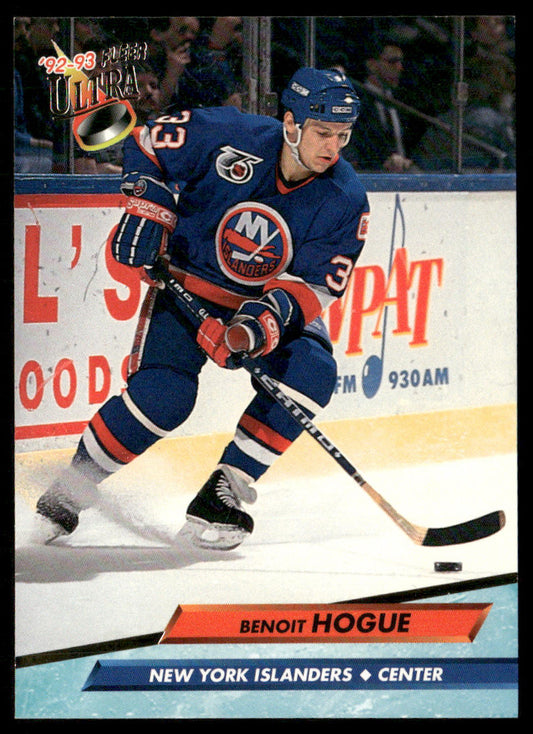 Benoit Hogue 1992-93 Ultra #127 New York Islanders