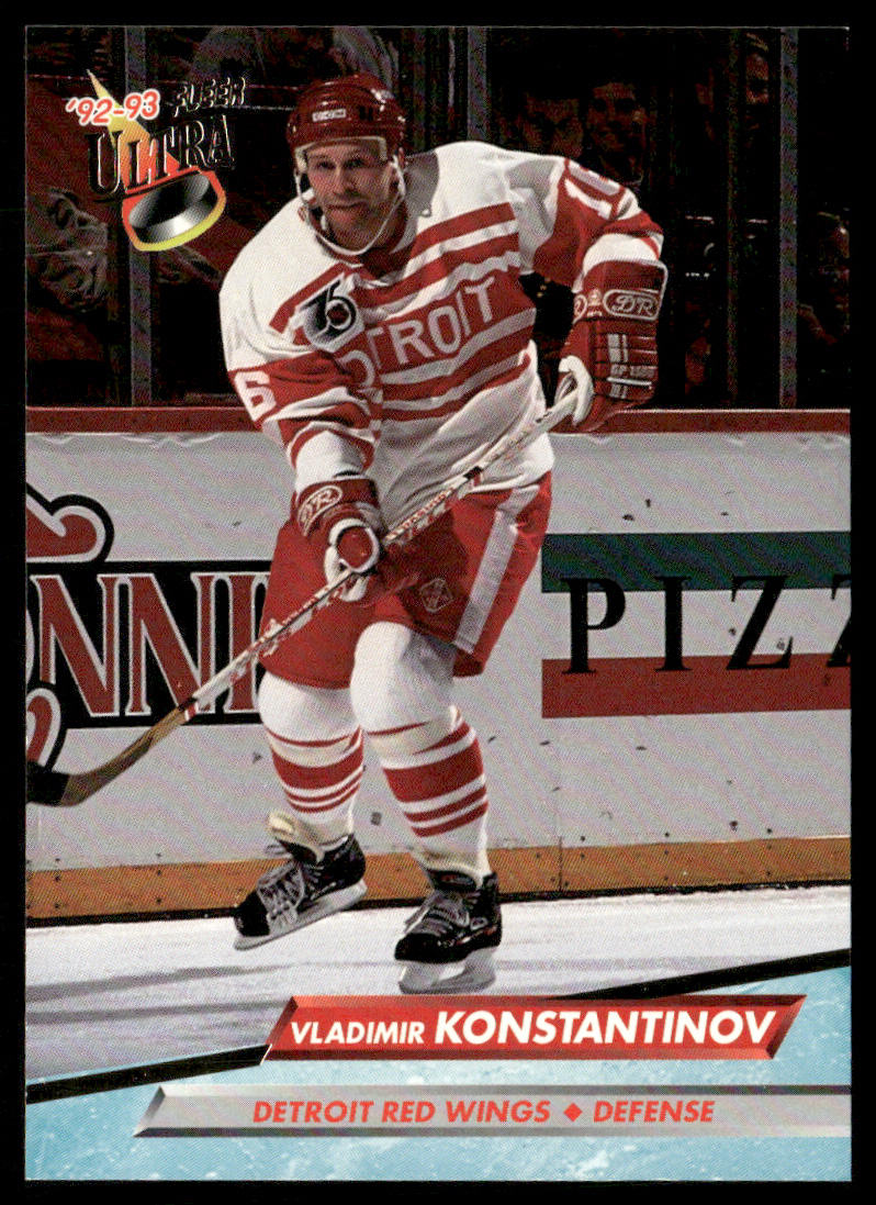 Vladimir Konstantinov 1992-93 Ultra #49 Detroit Red Wings