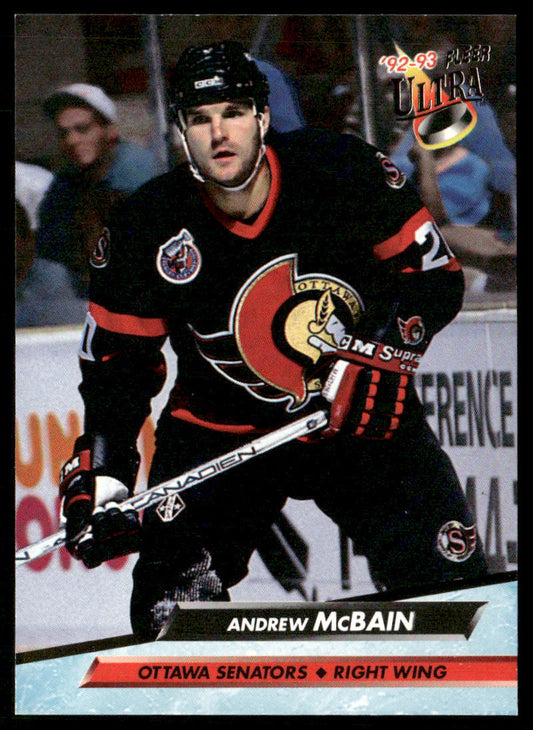 Andrew McBain 1992-93 Ultra #147 Ottawa Senators