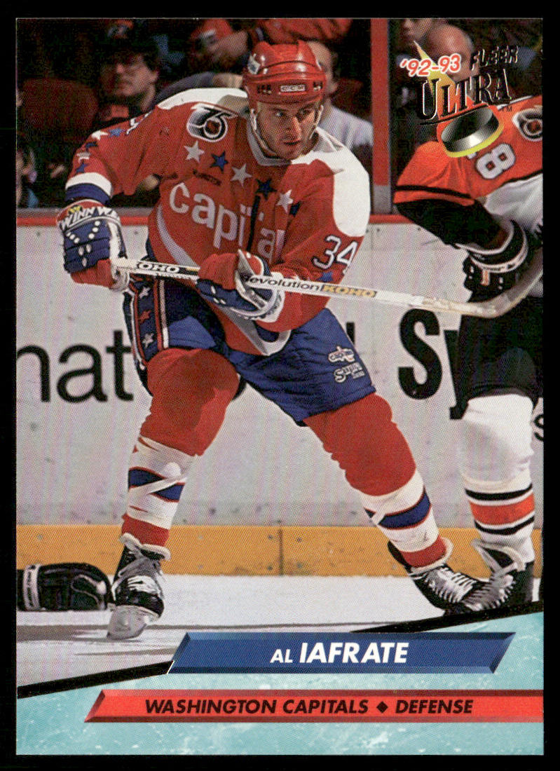 Al Iafrate 1992-93 Ultra #233 Washington Capitals