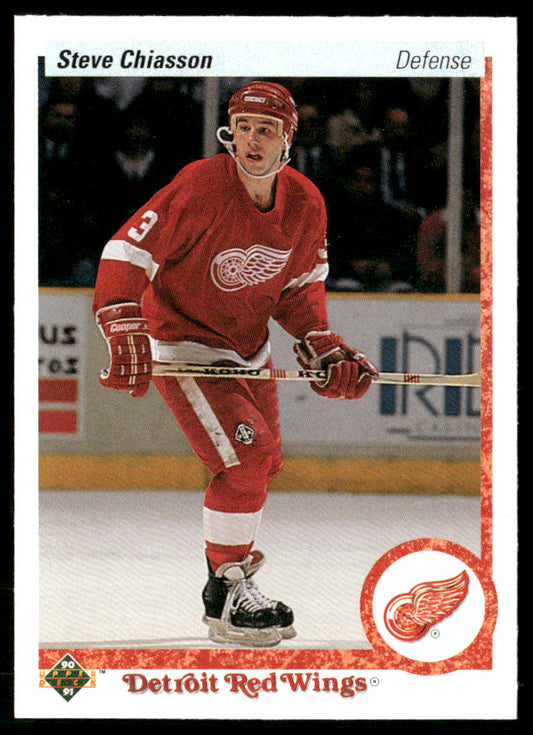 Steve Chiasson 1990-91 Upper Deck #96 Detroit Red Wings