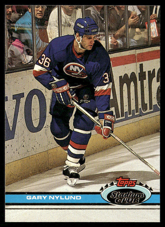 Gary Nylund 1991-92 Stadium Club #163 New York Islanders