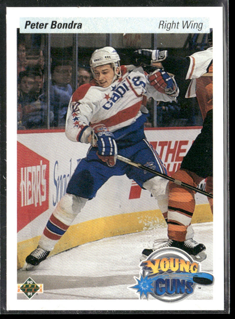 Peter Bondra 1990-91 Upper Deck #536b RC Washington Capitals