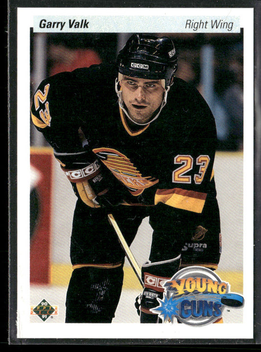 Garry Valk 1990-91 Upper Deck #530 RC Vancouver Canucks