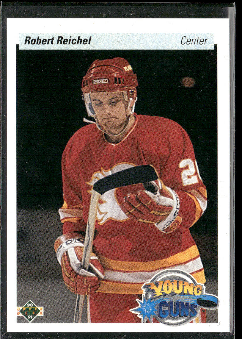 Robert Reichel 1990-91 Upper Deck #533b RC Calgary Flames