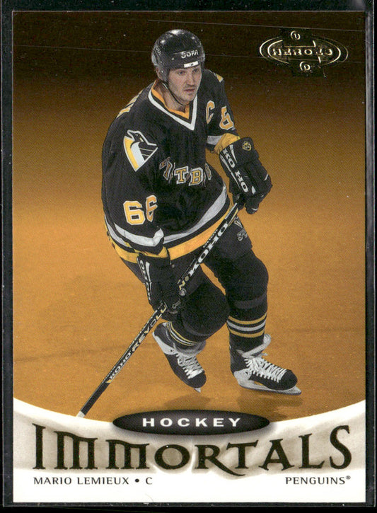 Mario Lemieux 2000-01 Upper Deck Heroes #136 Pittsburgh Penguins