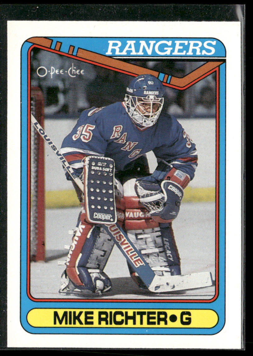 Mike Richter 1990-91 O-Pee-Chee #330 RC New York Rangers