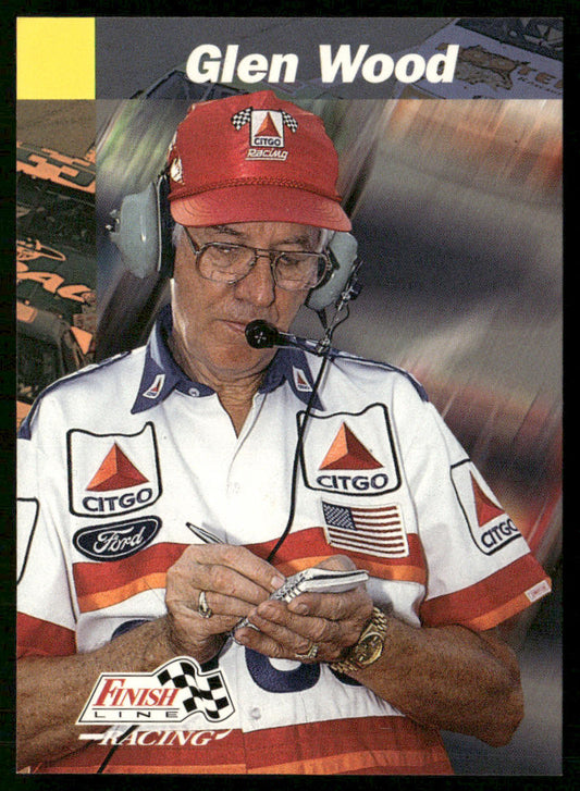 Glen Wood 1993 Finish Line #19 Wood Brothers Racing