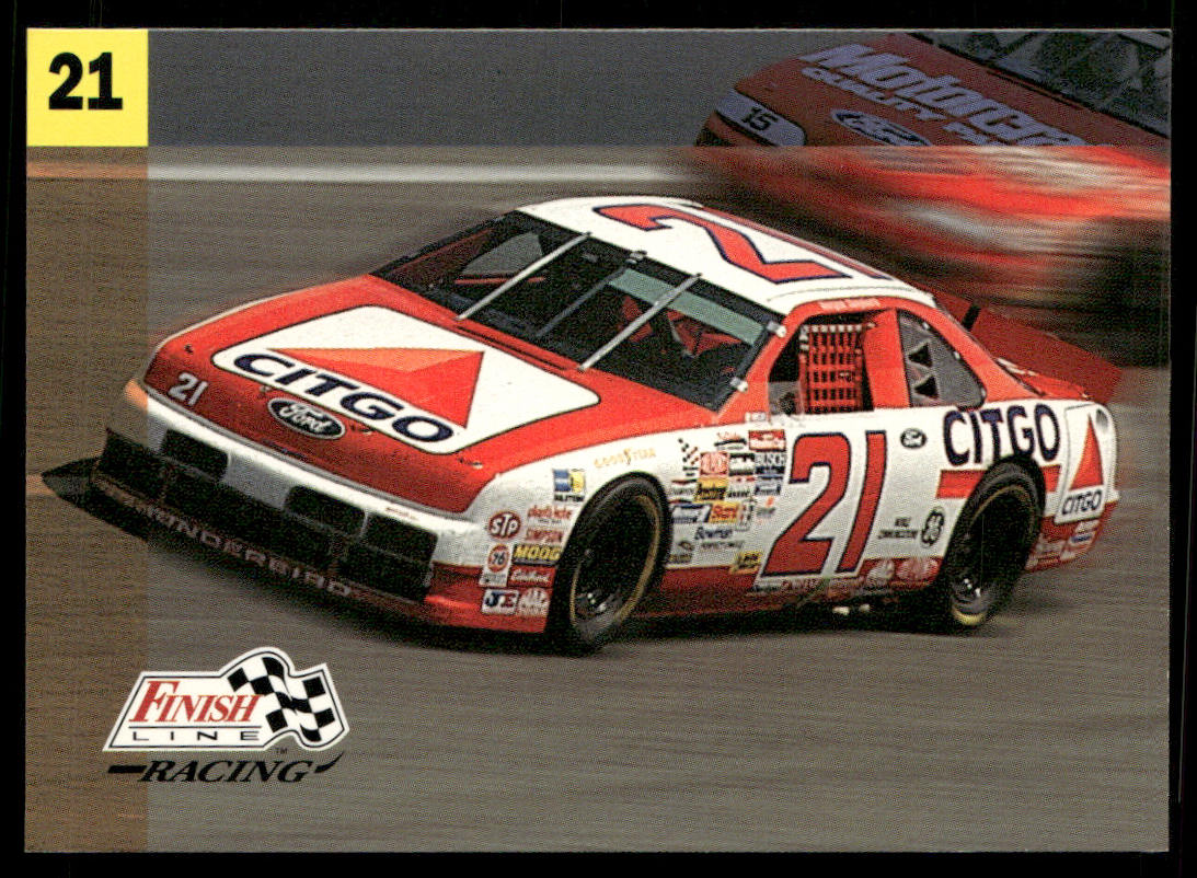 Morgan Shepherd's Car 1993 Finish Line #47 Wood Brothers Racing