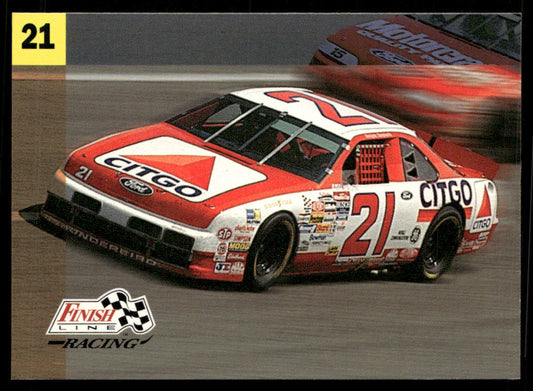 Morgan Shepherd's Car 1993 Finish Line #47 Wood Brothers Racing
