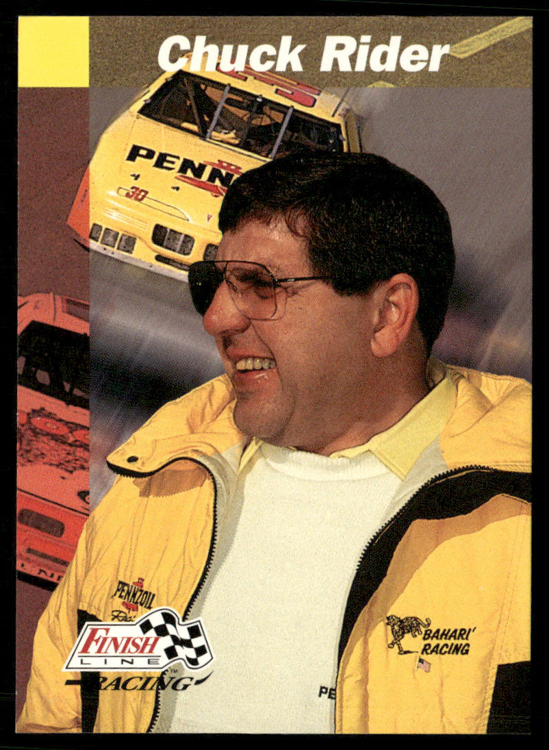 Chuck Rider 1993 Finish Line #52 Bahari Racing