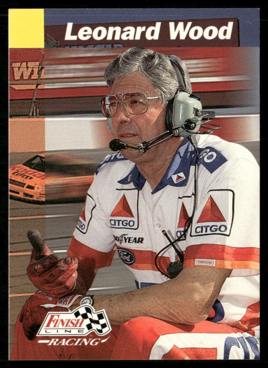 Leonard Wood 1993 Finish Line #166 Wood Brothers Racing