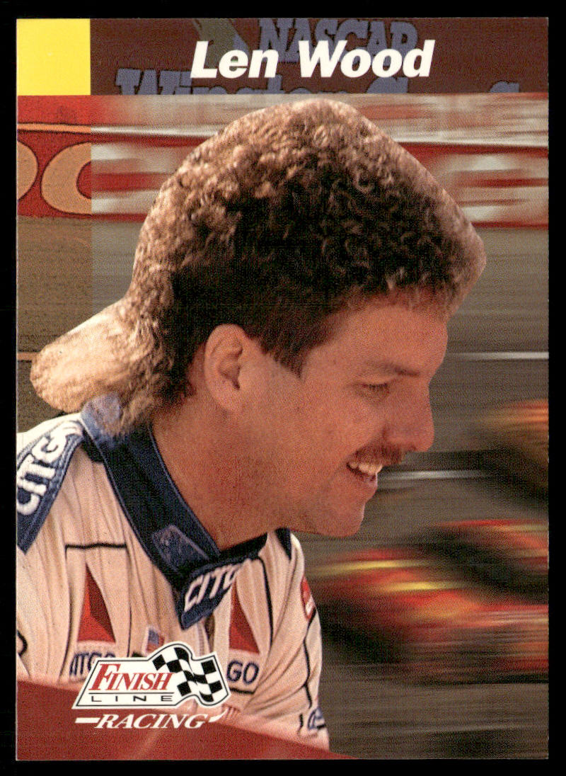 Len Wood 1993 Finish Line #176 Wood Brothers Racing