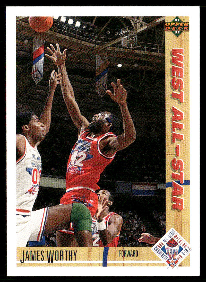 James Worthy 1991-92 Upper Deck #49 Los Angeles Lakers