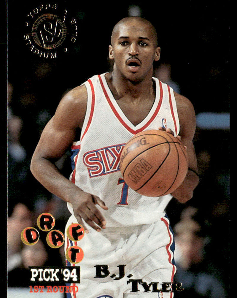 B.J. Tyler 1994-95 Stadium Club #300 RC Philadelphia 76ers