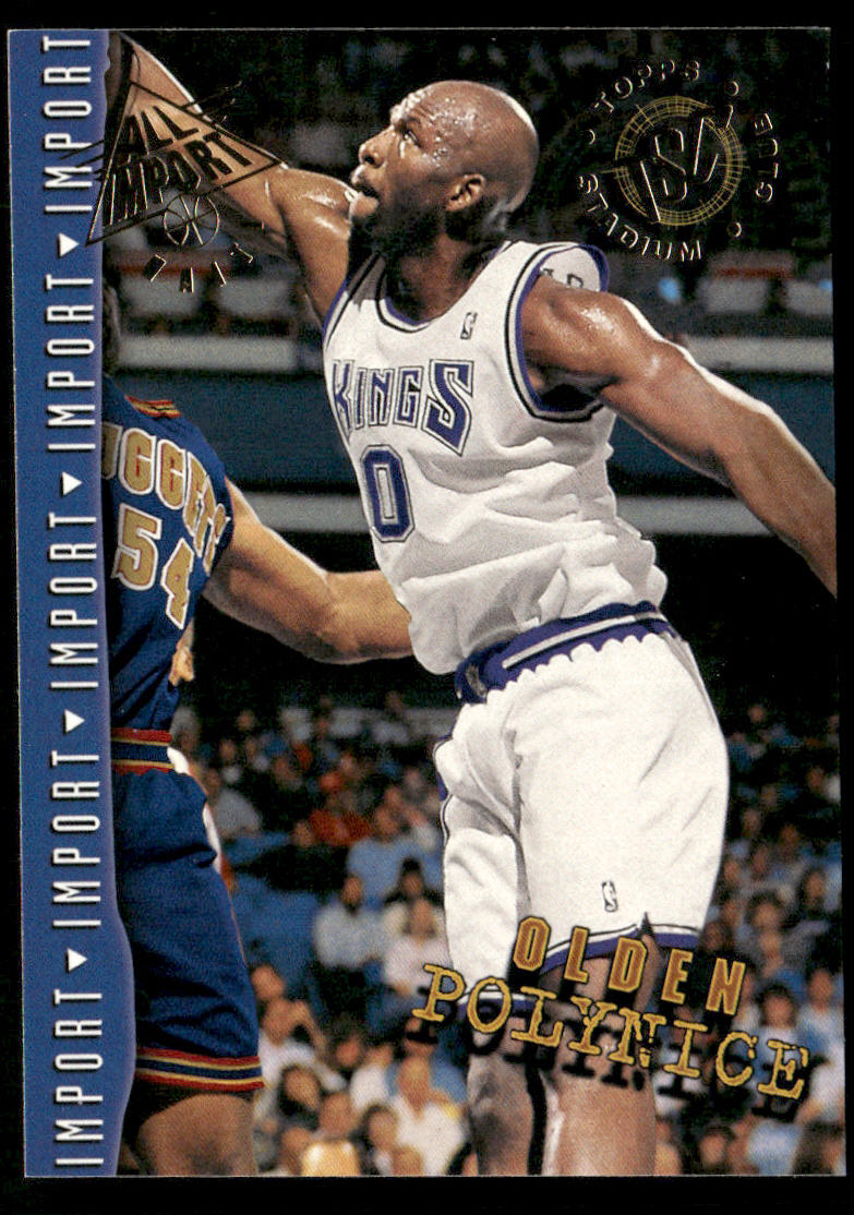 Olden Polynice 1994-95 Stadium Club #204 Sacramento Kings