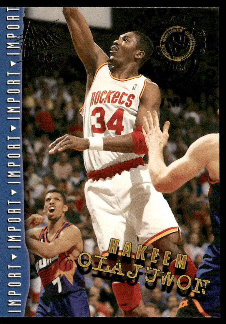 Hakeem Olajuwon 1994-95 Stadium Club #301 Houston Rockets